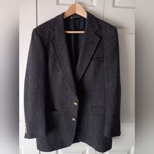 Austin Reed Dark Blue Herringbone Blazer